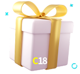 Receba seus bônus de boas-vindas no C18